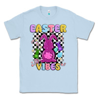Dusty Blue easter vibes peep faux sequin Classic Tee - MaliasSmallBusiness