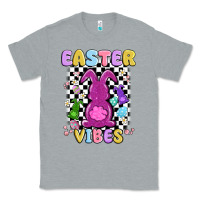 Heather Grey easter vibes peep faux sequin Classic Tee - MaliasSmallBusiness