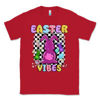 Red easter vibes peep faux sequin Classic Tee - MaliasSmallBusiness