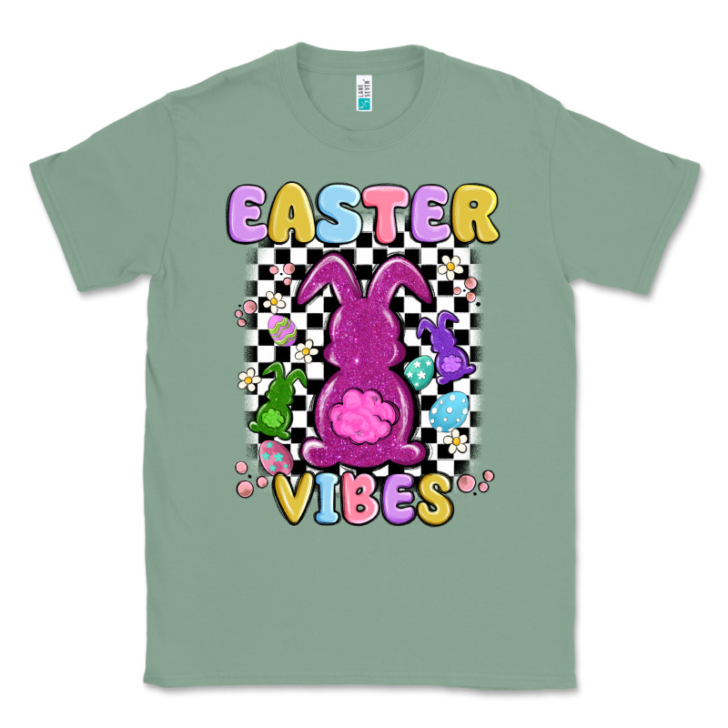 Easter Vibes Peep Faux Sequin Classic Tee by MaliasSmallBusiness | Teevron