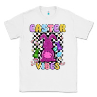 White easter vibes peep faux sequin Classic Tee - MaliasSmallBusiness