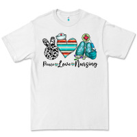 White peace love nursing Premium Tee - CowhideDigitalArt