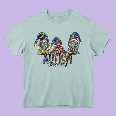 Autism Awareness Heavy Core Tee Designed By Sublimationcraftshop
