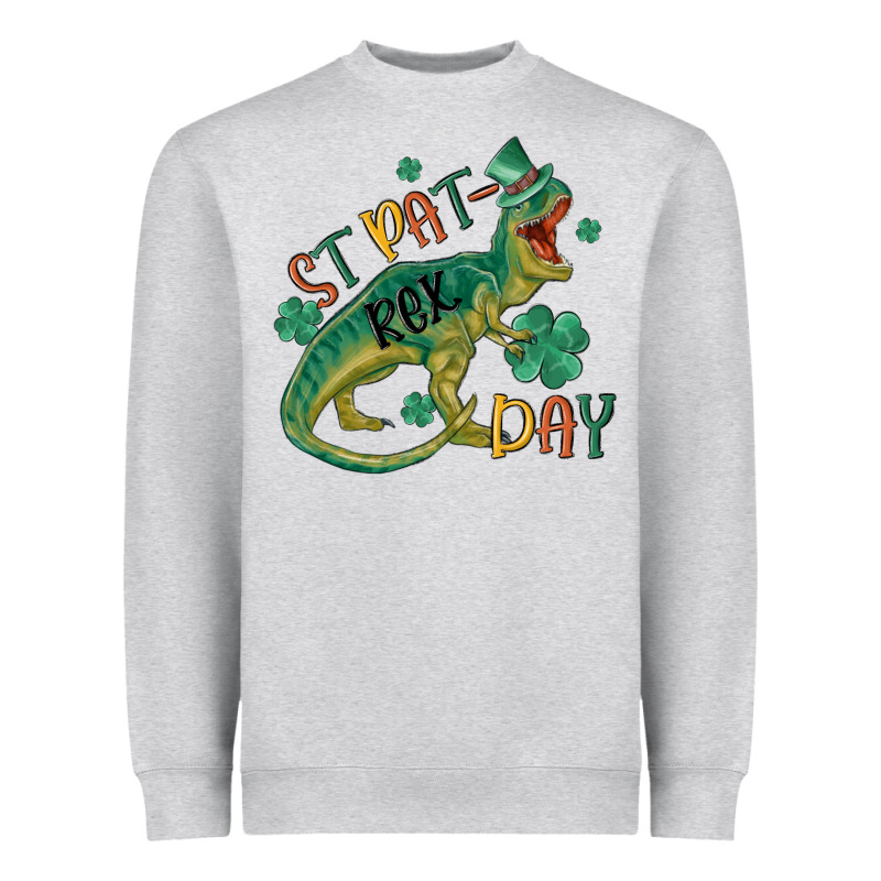 St Patrex Day Heavyweight Sweatshirt by MaliasSmallBusiness | Teevron