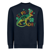 Navy st patrex day Heavyweight Sweatshirt - MaliasSmallBusiness