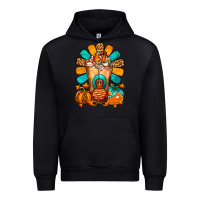 Black Thanksgiving Cold Drink Frappe Urban Hoodie - FaDigitalArtStudio