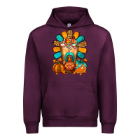 Mauve Wine Thanksgiving Cold Drink Frappe Urban Hoodie - FaDigitalArtStudio