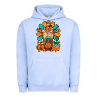 Pigment Grape Ice Thanksgiving Cold Drink Frappe Urban Hoodie - FaDigitalArtStudio