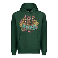 Sports Green Southern Nana western flowers Premium Hoodie - HowdyJamesFarm