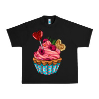 Black valentines day cupcake Urban Heavy Tee - AdoDesignShop