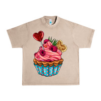 French Oak valentines day cupcake Urban Heavy Tee - AdoDesignShop