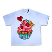 Grape Ice valentines day cupcake Urban Heavy Tee - AdoDesignShop