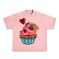 Salmon valentines day cupcake Urban Heavy Tee - AdoDesignShop