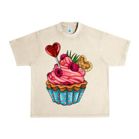 Sandshell valentines day cupcake Urban Heavy Tee - AdoDesignShop