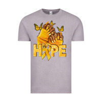 Vintage Zinc hope yellowribbonchildhood cancer nails Vintage Tee - NancyCooperArtShop