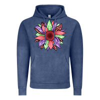 Vintage Denim easter spring sunflower Vintage Hoodie - Jasminsmagicworld