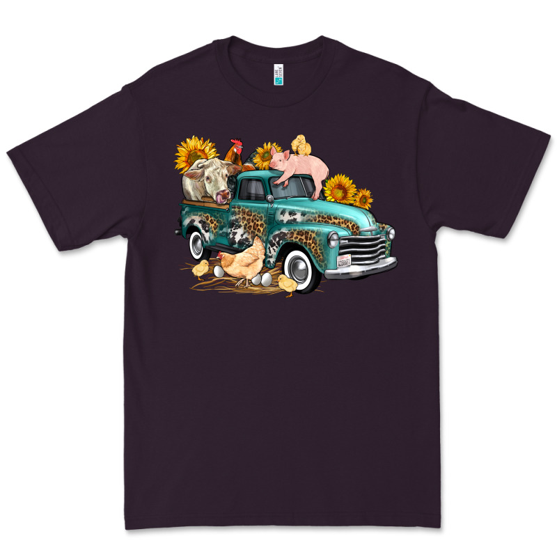 Western Farm Truck Coop Animals Farm Animals Premium Tee by FaDigitalArtStudio | Teevron