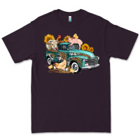 Plum western farm truck coop animals farm animals Premium Tee - FaDigitalArtStudio