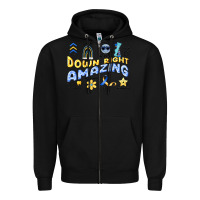 Black down right amazing Zipper Hoodie - Artiststas