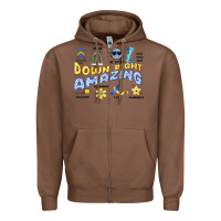 Chestnut down right amazing Zipper Hoodie - Artiststas