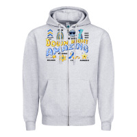 Heather Grey down right amazing Zipper Hoodie - Artiststas