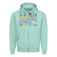 Seafoam down right amazing Zipper Hoodie - Artiststas