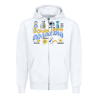 White down right amazing Zipper Hoodie - Artiststas
