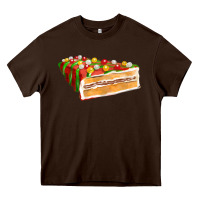 Red Christmas Cake Fa Element 1 Heavy Core Tee | Teevron