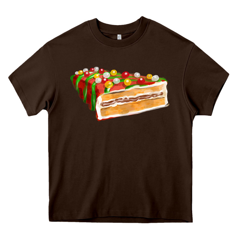Red Christmas Cake Fa Element 1 Heavy Core Tee by FaDigitalArtStudio | Teevron
