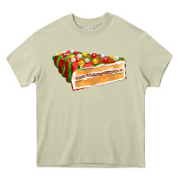 Mossy red christmas cake fa element 1 Heavy Core Tee - FaDigitalArtStudio