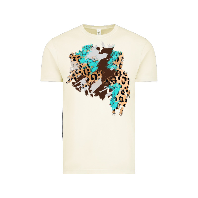 Cowhide Leopard Turquoise Patch Vintage Tee by AdoDesignShop | Teevron
