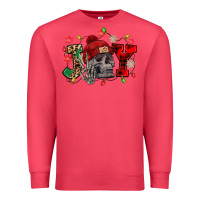 Cardinal Christmas Joy skeleton Premium Sweatshirt - NancyCooperArtShop