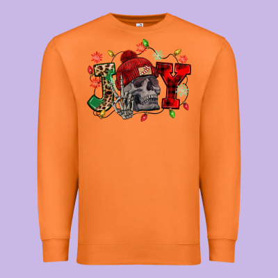 Christmas Joy Skeleton Premium Sweatshirt Designed By Nancycooperartshop
