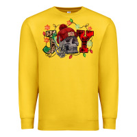 Lemon Christmas Joy skeleton Premium Sweatshirt - NancyCooperArtShop