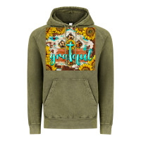 Vintage Olive grateful cross Vintage Hoodie - BarkalooDesign
