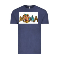Vintage Denim Western Cow Red Angus Mama Vintage Tee - LillyAllenDesigns