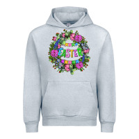 Heather Grey Easter Day Flower Easter Urban Hoodie - OliviaCreatesArt