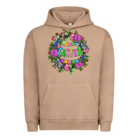 Pigment Burro Easter Day Flower Easter Urban Hoodie - OliviaCreatesArt