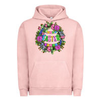Pigment Salmon Easter Day Flower Easter Urban Hoodie - OliviaCreatesArt