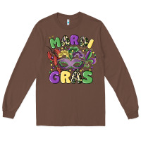 Chestnut mardi gras Long Sleeve Tee - MaliasSmallBusiness