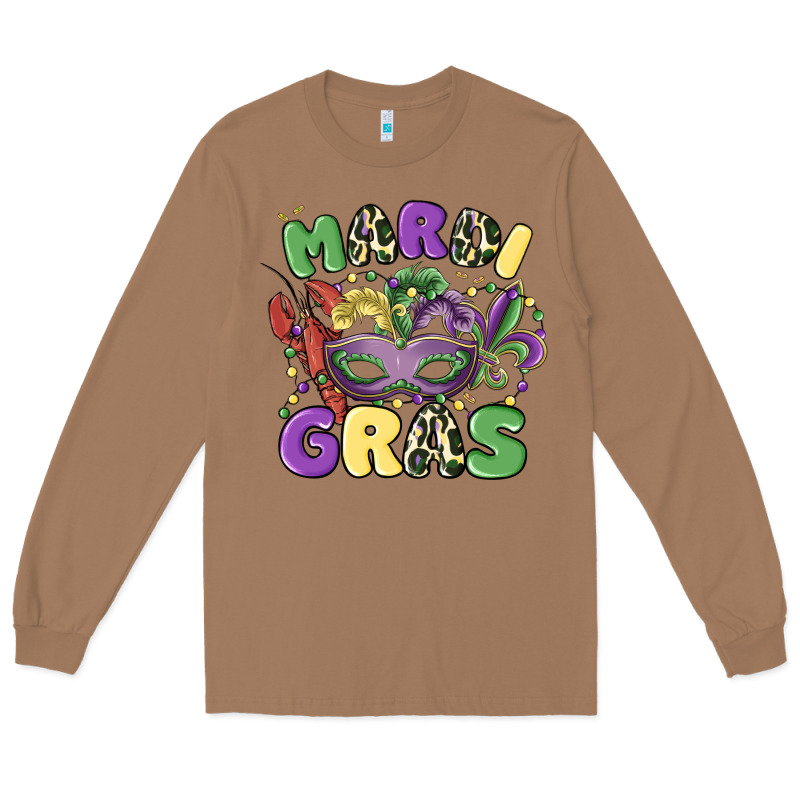 Mardi Gras Long Sleeve Tee by MaliasSmallBusiness | Teevron
