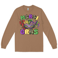 Toasted Coconut mardi gras Long Sleeve Tee - MaliasSmallBusiness