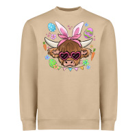 Mushroom easter cow Heavyweight Sweatshirt - MaliasSmallBusiness