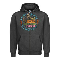 Charcoal Heather some things are better left unsaid Zipper Hoodie - Artiststas