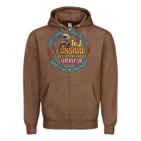 Chestnut some things are better left unsaid Zipper Hoodie - Artiststas
