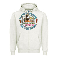 Oatmeal Heather some things are better left unsaid Zipper Hoodie - Artiststas