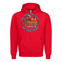 Red some things are better left unsaid Zipper Hoodie - Artiststas