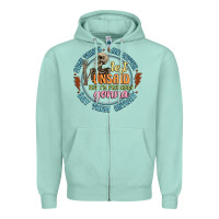 Seafoam some things are better left unsaid Zipper Hoodie - Artiststas