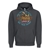 Smoke some things are better left unsaid Zipper Hoodie - Artiststas