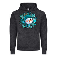 Vintage Black cute snowman winter sunflower Vintage Hoodie - Jasminsmagicworld